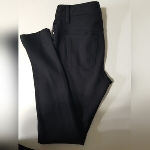 Calvin Klein Black Straight Leg Trousers Sm